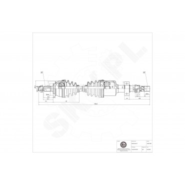 Cardan Arbre de Transmission Avant Droit Pour Mini Mini 31601503306 31607514478