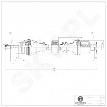 Cardan Arbre de Transmission Avant Droit Pour Renault Clio II Kangoo 7701352775