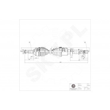 Cardan Arbre de Transmission Avant Droit Pour Renault Clio IV Dacia Logan II