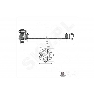 Cardan Arbre de Transmission Avant Pour BMW X5 E53 26201229606 26207508629