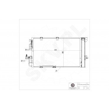 Condenseur de Clim Pour Opel Chevrolet Vauxhall 09130610 13192901 1850 073