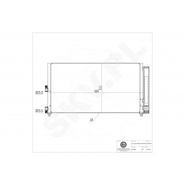Condenseur de Clim Pour Fiat Doblo Idea Van Punto Lancia Musa Ypsilon