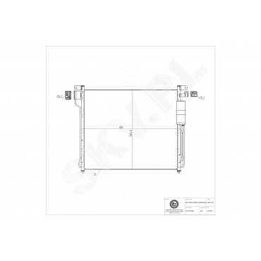 Condenseur de Clim Pour Nissan NP300 Pathfinder III 92100EA00A 92100EA01A
