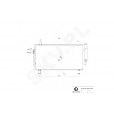Condenseur de Clim Pour Mitsubishi Outlander III Van 7812A218 7812A220 7812A394
