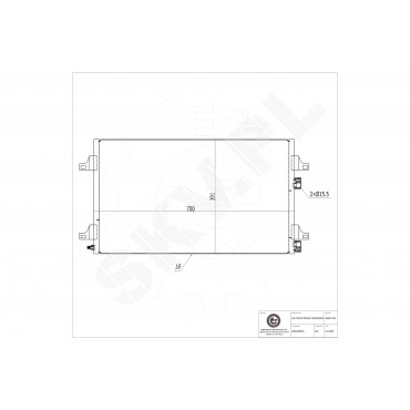 Condenseur de Clim Pour Renault Laguna II VEL Satis 82 00 332 852