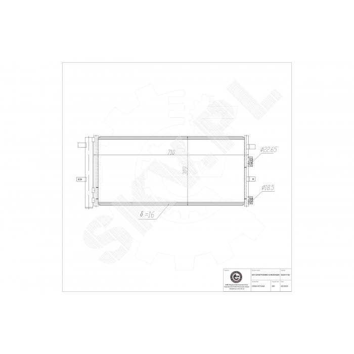 Condenseur de Clim Pour Ford Galaxy Mondeo V S-Max Ford USA Edge