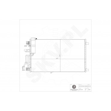 Condenseur de Clim Pour Nissan Qashqai 92100-BR40A 92100-JD700 92100-JD70B