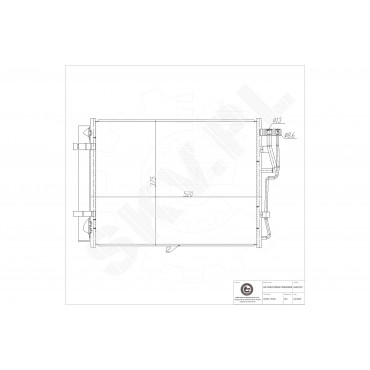 Condenseur de Clim Pour Hyundai ix20 Kia Venga Hatchback Van