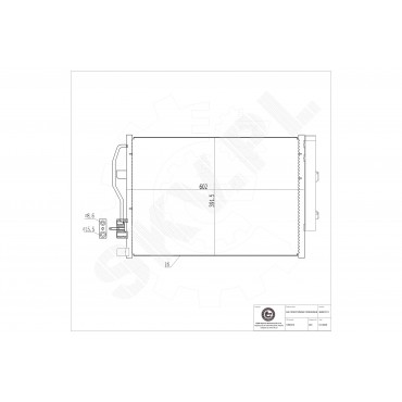 Condenseur de Clim Pour Opel Chevrolet Aveo Vauxhall 1850272 95026324 95358526