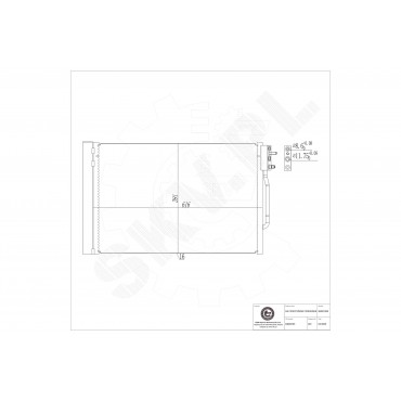 Condenseur de Clim Pour Opel Insignia B Vauxhall Insignia B 23336302 84208083