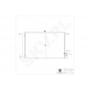 Condenseur de Clim Pour VW Touareg Audi A6 A7 A8 Q7 Q8