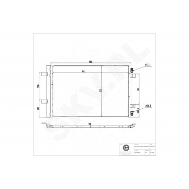 Condenseur de Clim Pour Peugeot 308 II 408 508 DS DS4 II DS7 Crossback DS9
