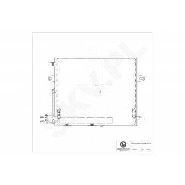 Condenseur de Clim Pour Mercedes-Benz Classe M 164 500 00 54 A1645000054