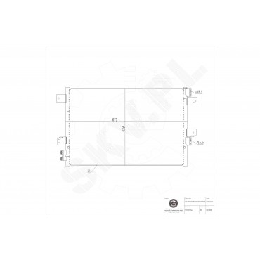 Condenseur de Clim Pour Chrysler Dodge Jeep 5191277AA 68004053AA 68004296AA