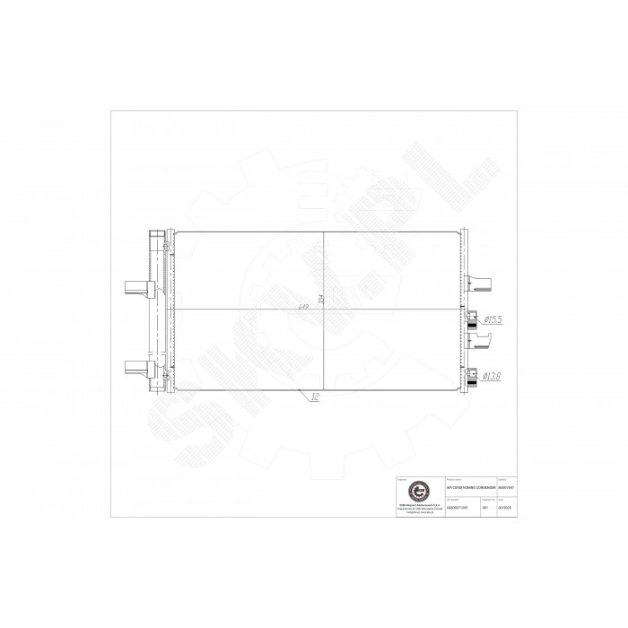 Condenseur de Clim Pour BMW Série 1 F40 2 F44 F45 F46 X1 F48 X2 F39 Mini Mini