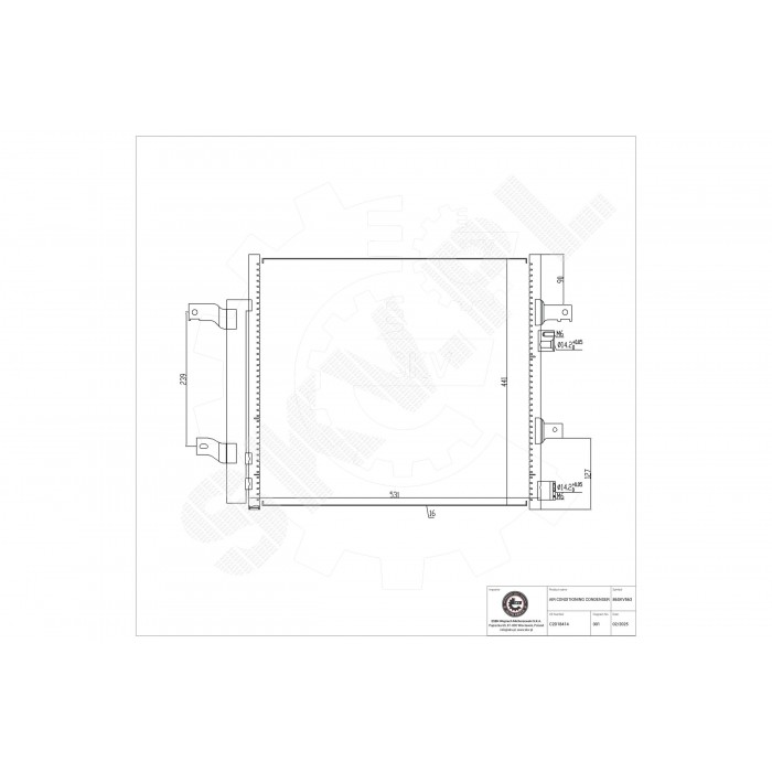Condenseur de Clim Pour Jaguar F-Type Coupé Décapotable XF XJ XK C2D18414