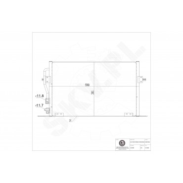 Condenseur de Clim Pour Ford Cougar Mondeo II 97BW19710AE 97BW19710AF