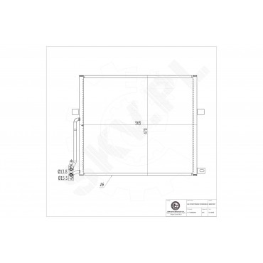 Condenseur de Clim Pour Renault Trafic II BMW X3 E83 8660003446 1711.3.400.400
