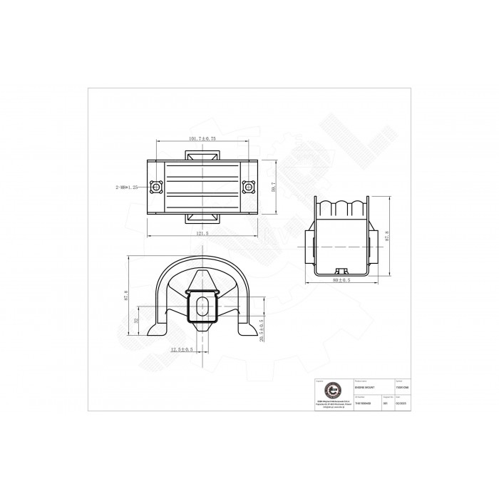 Support Moteur Avant Pour VW California T5 Camper T6 Multivan V VI 7H0 199 848 D