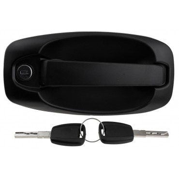 Poignée de Porte Avant Gauche Extérieure Pour Peugeot Fiat Citroën 735460512