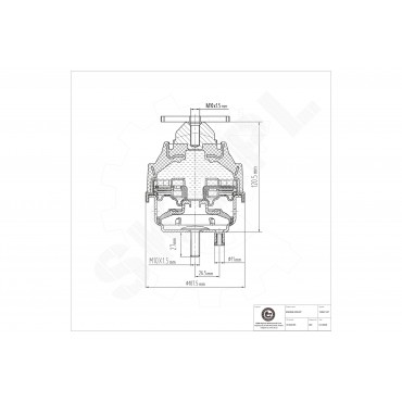 Support Moteur Arrière Pour Volvo S80 I V70 II XC90 30666175 30741397 31262155