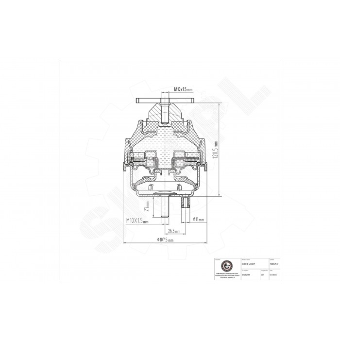 Support Moteur Arrière Pour Volvo S80 I V70 II XC90 30666175 30741397 31262155