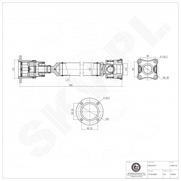 Cardan Arbre de Transmission Pour Suzuki 27103-84A00
