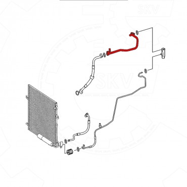 Tuyau de Clim Pour Mercedes-Benz Classe GL M 1648301215 A1648301215