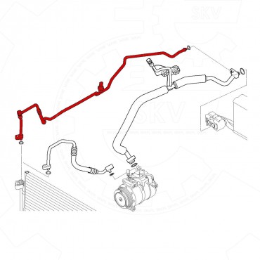 Tuyau de Clim Pour BMW Série 5 E60 64509193128 6982876 9193128