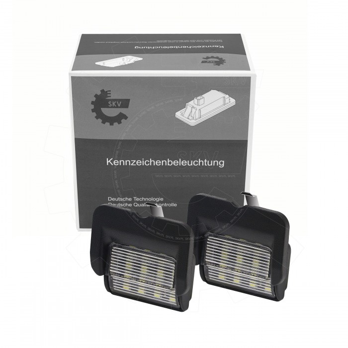 2 Feux de Plaque d'Immatriculation Pour VW Polo 6N0943121A 6N0943121AGRU