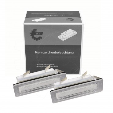 2 Feux de Plaque d'Immatriculation Pour Smart Fortwo A4518200256