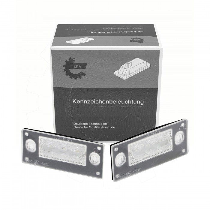 2 Feux de Plaque d'Immatriculation Pour Audi A3 A4 8D9943021G