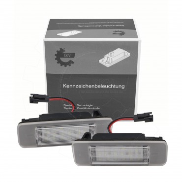 2 Feux de Plaque d'Immatriculation Pour Opel Cadillac Chevrolet GM13590043