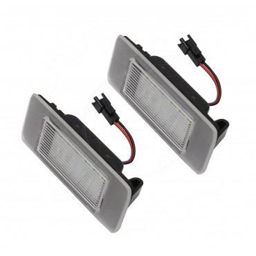 2 Feux de Plaque d'Immatriculation Pour Opel Cadillac Chevrolet GM13590043