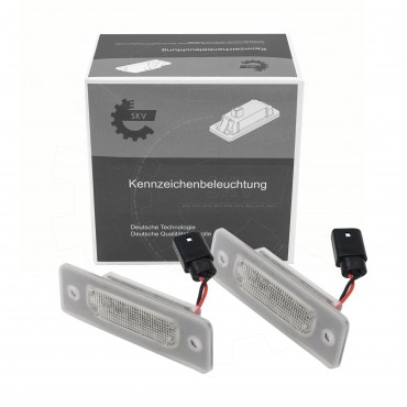 2 Feux de Plaque d'Immatriculation Pour BMW Série 5 E34 7 E32 63261378056