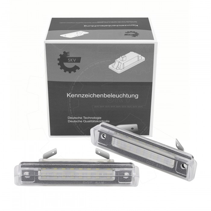 2 Feux de Plaque d'Immatriculation Pour Mercedes-Benz 1248200756 124820075664