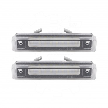 2 Feux de Plaque d'Immatriculation Pour Mercedes-Benz 1248200756 124820075664