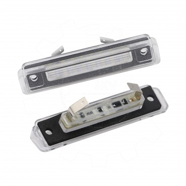 2 Feux de Plaque d'Immatriculation Pour Mercedes-Benz 1248200756 124820075664