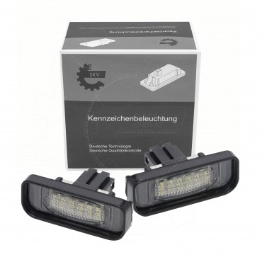 2 Feux de Plaque d'Immatriculation Pour Mercedes-Benz Classe S 2208200356