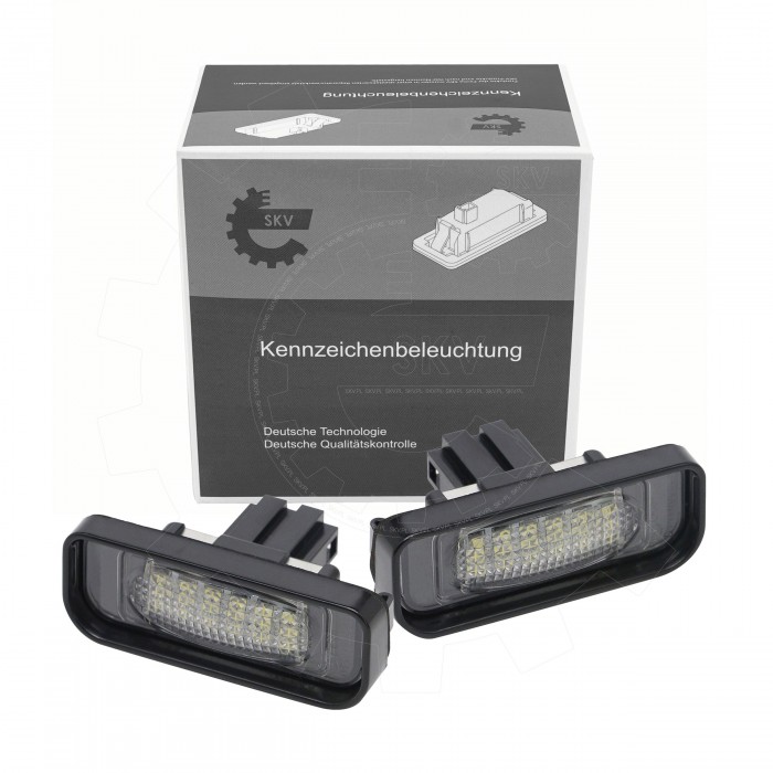 2 Feux de Plaque d'Immatriculation Pour Mercedes-Benz Classe S 2208200356