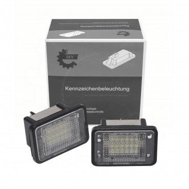 2 Feux de Plaque d'Immatriculation Pour Mercedes-Benz Classe GLK 2048200156