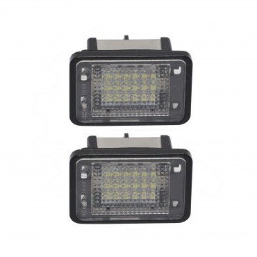 2 Feux de Plaque d'Immatriculation Pour Mercedes-Benz Classe GLK 2048200156