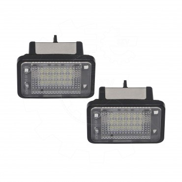 2 Feux de Plaque d'Immatriculation Pour Mercedes-Benz Classe GLK 2048200156