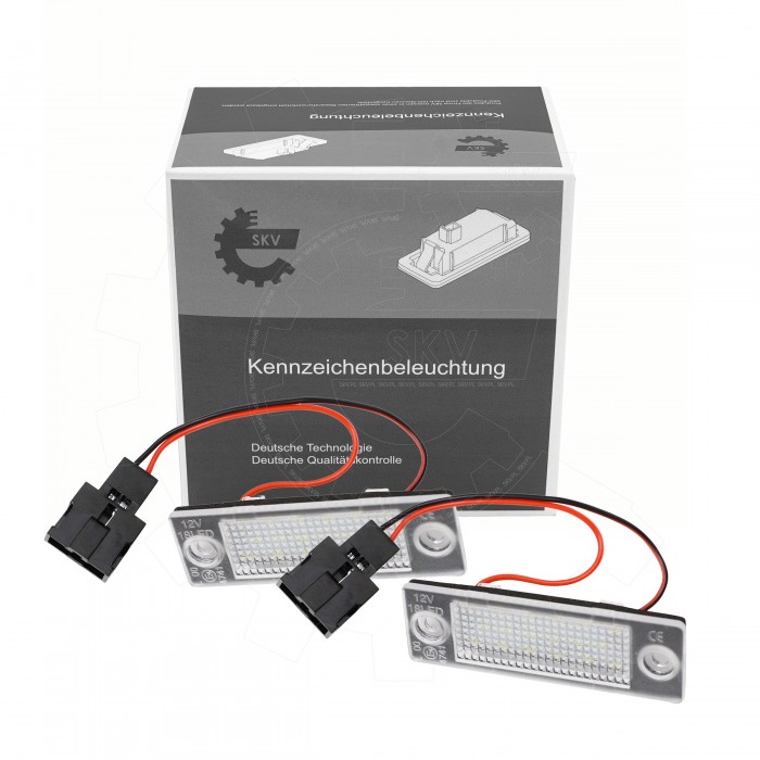 2 Feux de Plaque d'Immatriculation Pour VW Sharan Seat Alhambra 7M3943021