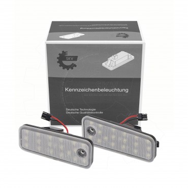 2 Feux de Plaque d'Immatriculation Pour Hyundai Santa Fé III 925012W010