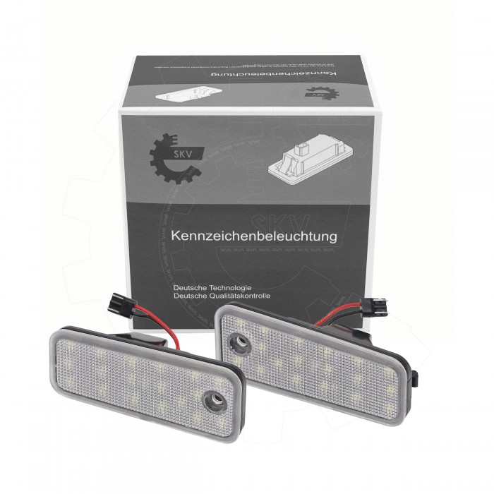 2 Feux de Plaque d'Immatriculation Pour Hyundai Santa Fé III 925012W010