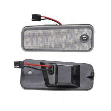 2 Feux de Plaque d'Immatriculation Pour Hyundai Santa Fé III 925012W010