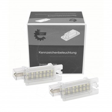 2 Feux de Plaque d'Immatriculation Pour Renault Megane I Scenic 7700842700