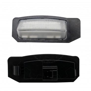 2 Feux de Plaque d'Immatriculation Pour Peugeot Citroën Mitsubishi 1141283