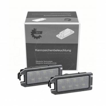 2 Feux de Plaque d'Immatriculation Pour Fiat Dodge Jeep 68146206AA 68212034AA